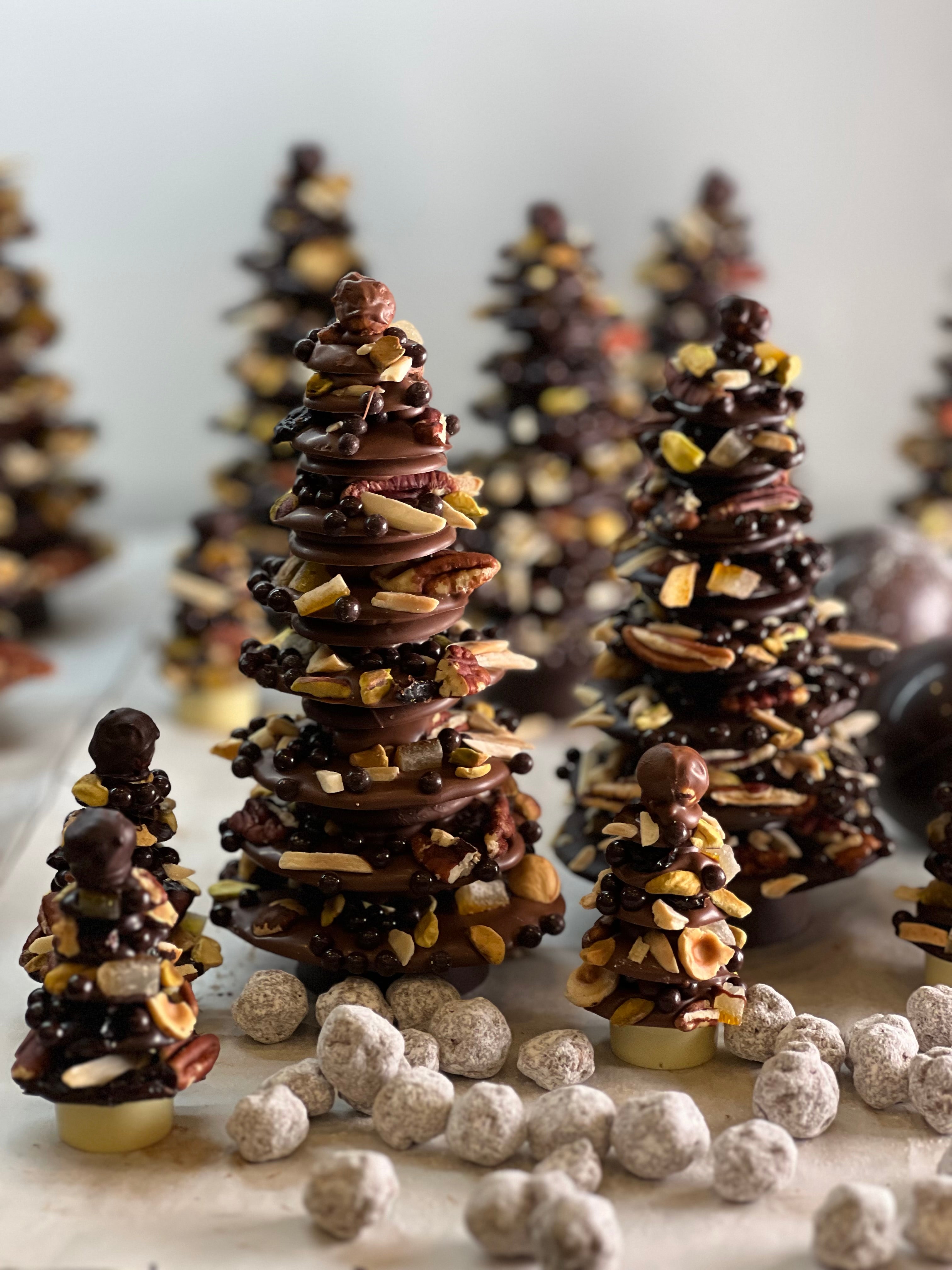 עץ חורף שוקולדי